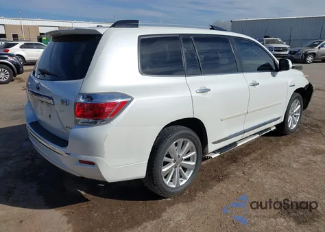 2011 Toyota Highlander Hybrid Limited V6 из США, поврежденный, VIN JTEDC3EH3B2002112